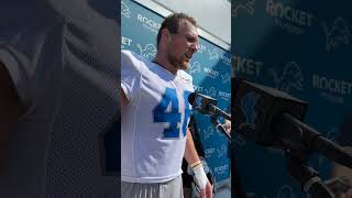 Jack Campbell said if Detroit wants to be a Top 10 defense they should try to be the NFL’s best [upl. by Gracye557]