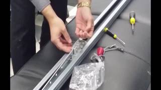 SD800 Sectional Door Opener Trolley Installation [upl. by Ahtela933]