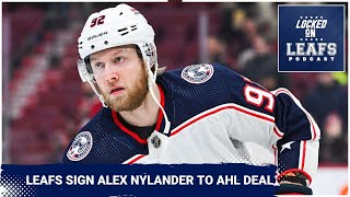 Toronto Maple Leafs sign Alex Nylander to AHL contract an updated look at teams salary cap [upl. by Hagar]