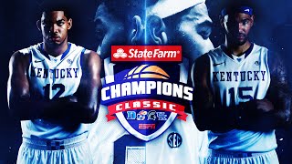 Kentucky Wildcats TV 1 Kentucky vs 5 Kansas in the Champions Classic Highlights [upl. by Lebama]