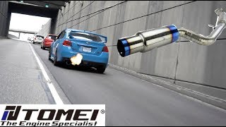 Tomei Subaru WRX STi Exhaust BEST RUMBLE [upl. by Sura524]