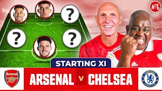 Arsenal vs Chelsea  Starting XI Live  Premier League [upl. by Lavella]