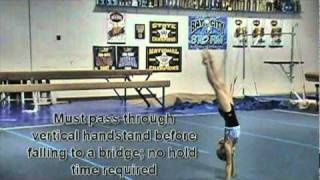 USAG AAU Gymnastics Level 4 Floor Routine Tutorial [upl. by Semele]