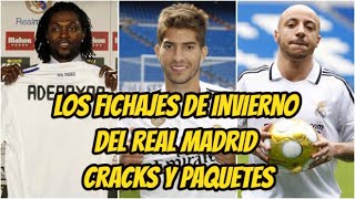 EL REAL MADRID Y TODOS SUS FICHAJES DE INVIERNO DESDE LEYENDAS COMO MARCELO HASTA GRAVESEN [upl. by Corilla]