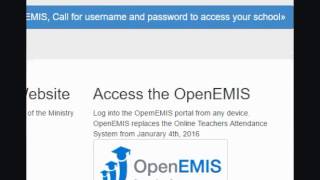 Access the Open EMIS [upl. by Lorri]