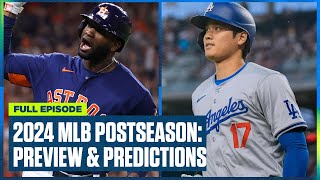 2024 MLB Postseason Preview amp Predictions Houston Astros rematch [upl. by Norahs]