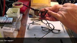 Introduction to Broken Eyeglass Hinges  Parts of a Hinge [upl. by Hawthorn]