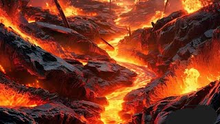 Lava Floods From Volcano  Destroy the Whole Los Angeles City  Temperature is Unbearable [upl. by Lamrert]