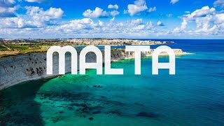 Malta  4K Drone Footage [upl. by Akienom736]