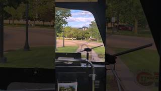 A ride to the lakefront in the front of a PCC Streetcar in Kenosha on 69 train streetcar tram [upl. by Blodgett]