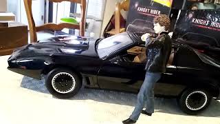 KITT scale 18 Knight Rider AltayaDeagostini Pontiac TransAm 2000 and Michael Knight figure [upl. by Anivlac]