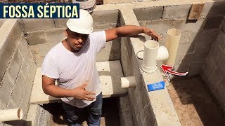 como fazer fossa séptica biodigestora com filtro anaeróbio vídeo 04 [upl. by Zeralda]