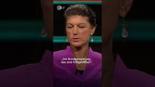 BSWChefin Wagenknecht Regierung als quotKriegstreiberquot  short shorts lanz [upl. by Kayne]