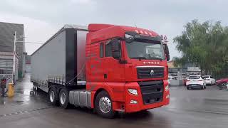 17m side curtain semitrailer [upl. by Reichert]