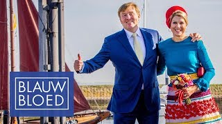 Koningspaar geniet van streekbezoek in zonnig Zeeland  Blauw Bloed [upl. by Euqinim534]