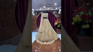 Designer lehenga trending shorts video short wow royal outfit amazing bridal wedding cool [upl. by Notned668]