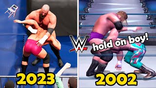 Evolution of quotPEDIGREEquot in WWE Games 20022023  Chair01 [upl. by Sucramd675]