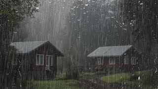 Duerme Instantáneamente con Lluvia Relajante en el Techo  Sonido de Lluvia en Bosque Brumoso  ASMR [upl. by Tobe]