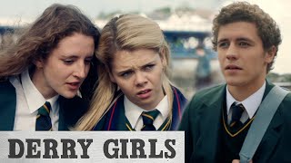 The Girls Meet James For The First Time  Derry Girls [upl. by Humble]