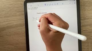 Recenze iPad Air 5 jako digitální zápisník – aplikace Notability [upl. by Toogood731]