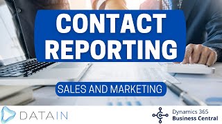 5519 CRM CONTACT REPORTING  Dynamics Business Central NAV [upl. by Osy]