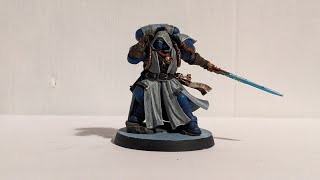 Warhammer 40k  Primaris Librarian in Phobos Armour  Ultramarines  Howto Paint for Beginner [upl. by Trauner34]