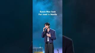 BYEON WOO SEOK singing I THINK I DID at Manila Fan Meet byeonwooseok kdrama ost lovelyrunner [upl. by Llewol]