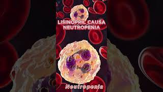 Lisinopril causa neutropenia shorts saudeebemestar [upl. by Sisenej]