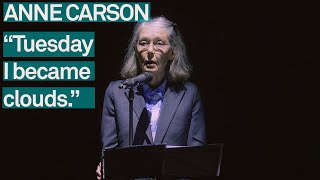 Anne Carson Lecture on the History of Skywriting [upl. by Sorazal]