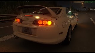 Assetto Corsa toyota supra drag car 1500whpcars supra assettocorsa [upl. by Gayelord]