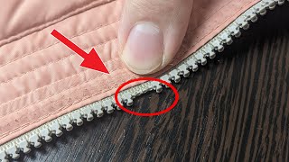 The tailor shared a secret How to fix a broken zipper [upl. by Lancelle]