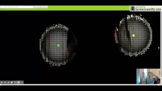 Kinect to P5js sketch via WebSockets Interactive Galery project [upl. by Annodam]