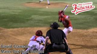 David Clawson C Mater Dei High School Class of 2016 Grand Slam vs Serra a the theborasclassic [upl. by Orelu]