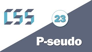 23   CSS Tutorial  PseudoClasses amp PseudoElement [upl. by Liatris]