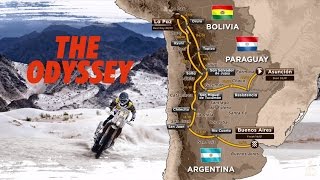 The route  El recorrido  Le parcours – Dakar 2017 [upl. by Hebner630]