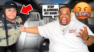 CONSTANTLY SLAMMING The CAR DOOR EXTREMELY HARD PRANK On BOYFRIEND  HILARIOUS [upl. by Adler802]