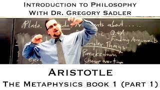 Aristotle Metaphysics book 1  Introduction to Philosophy [upl. by Dressel511]