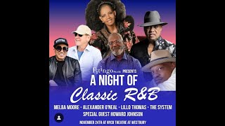 A Night of Classic RampB w Jeff Redd Lillo Thomas amp Melba Moore Live In NEW YORK [upl. by Yellat]