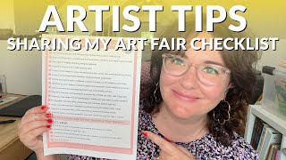 ARTIST TIPS Art fairs What you need to know before during and after [upl. by Ayhtnic130]