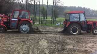 Przeciąganie  MF 255 vs Zetor 7211 [upl. by Odella]