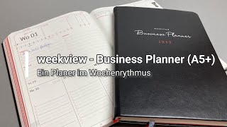 weekview Kalender ⎪ Business Planner A5  Review  Deutsch [upl. by Berni741]