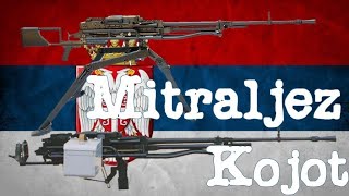 Srpski NSV mitraljez M0207 Kojot  Serbian Machine gun Zastava M0207 [upl. by Noremac]