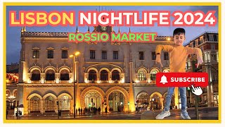 Lisbon Nightlife 2024 Unforgettable Nights at Rossio Night Market lisbonlife portugal lisboa😀 [upl. by Leirbag195]