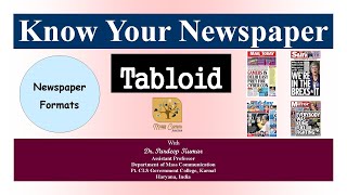 376 Tabloid Newspaper I Newspaper Formats I Print Media [upl. by Catrina]