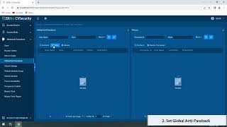 ZKBio CVSecurity Tutorial  How to Set Global Anti Passback [upl. by Reifnnej]