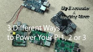 Raspberry Pi Power Options  3 Ways to Power Your Pi or other SBC MEHS Episode 44 [upl. by Nylyahs]