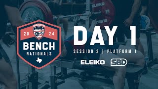 2024 Powerlifting America Bench Nationals  Day 1 Session 2 Platform 1 [upl. by Mignon]