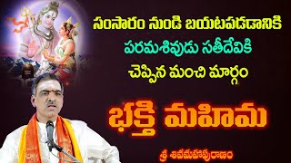 Bhakti Mahima  భక్తి మహిమ  Sivapuranam  Karthika Masam  By Brahmasri Vaddiparti Padmakar Garu [upl. by Thesda]