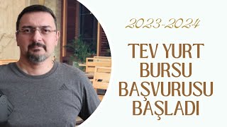 TEV YURT BURSU BAŞVURUSU BAŞLADI Yurt Başvuru Şartları ve başvuru nasıl yapılır [upl. by Parrisch861]