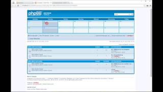 phpBBTutorial die Erweiterung Calendar [upl. by Eile]